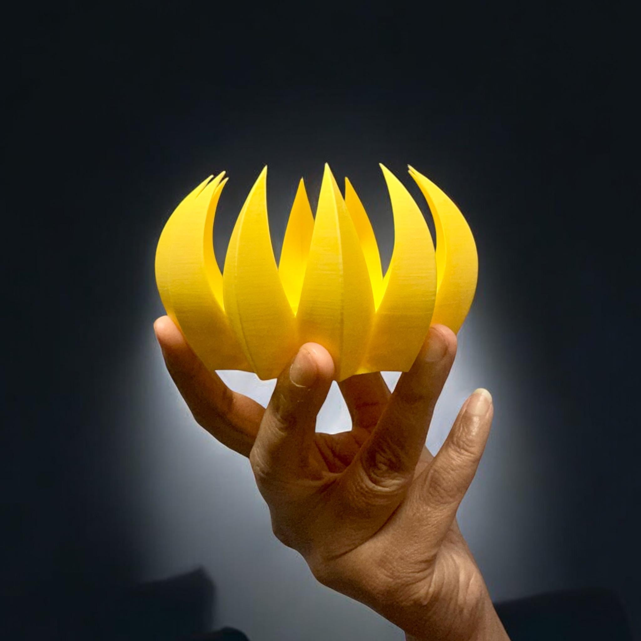 3D Printed Tealight Candle Holder: Sculptural Home Decor, Free Tealight - PashmationCandleholders
