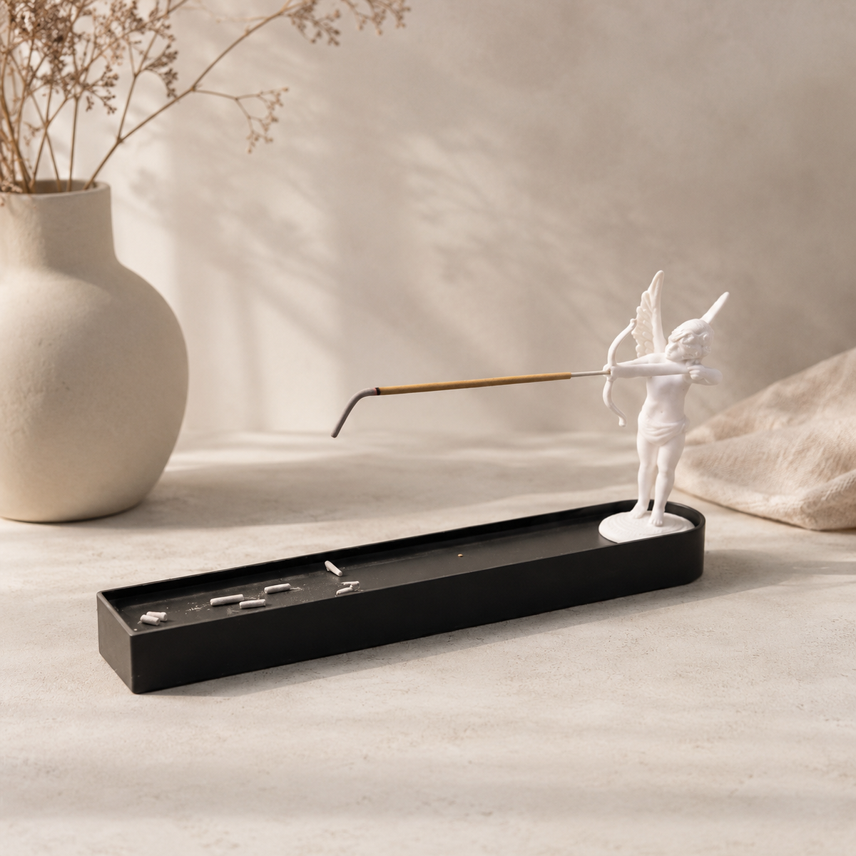 Cupid Archer Incense Holder, Angel Home Decor, 3D Printed Incense Burner, 17 Colors Mix and Match