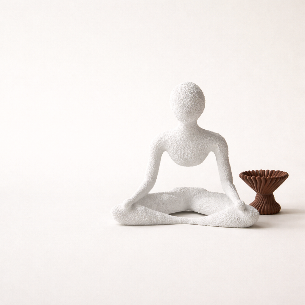 Serene incense holder styled for peaceful home decor