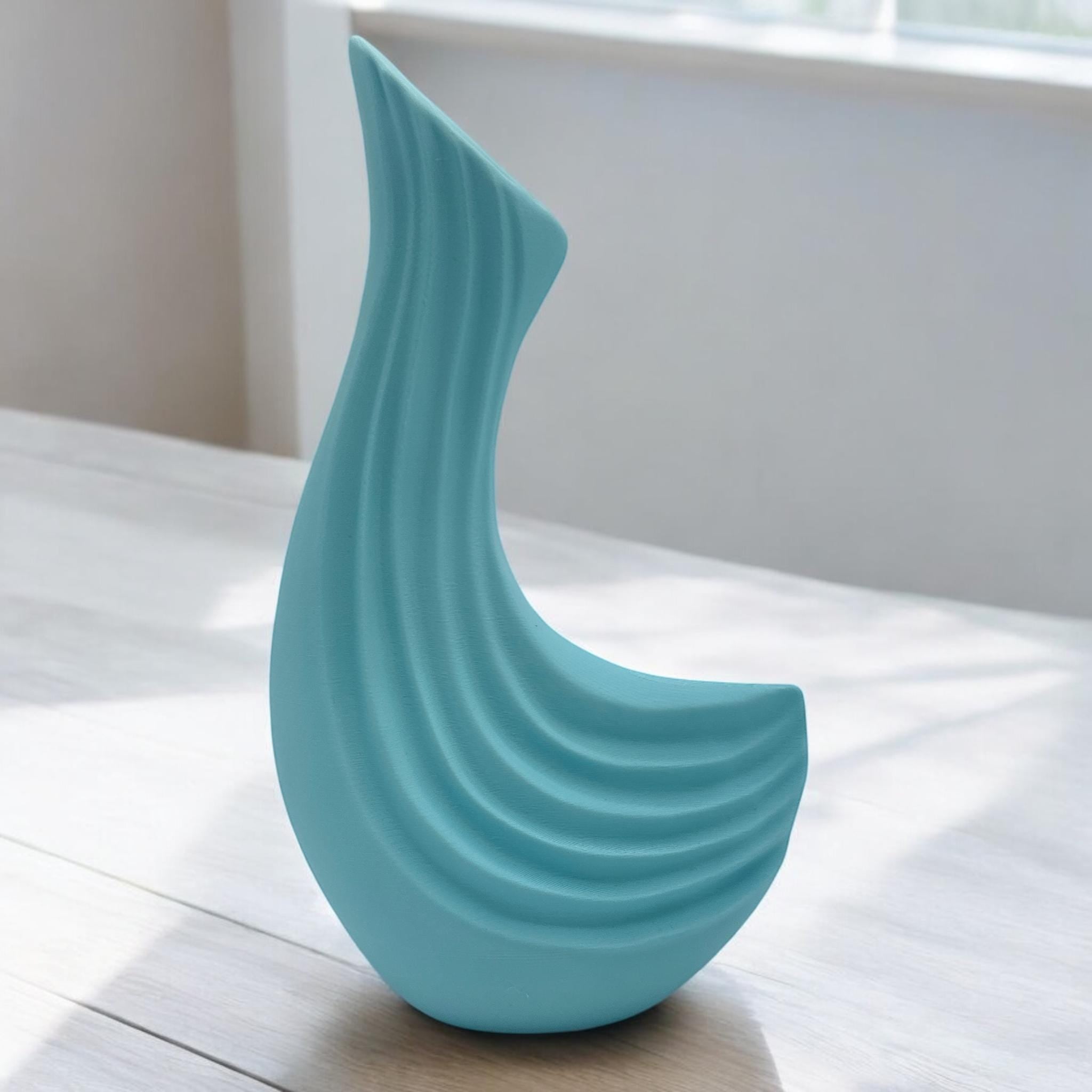 Black Swan Vase – 9.5" Modern Elegant Gift Sculpture - PashmationVases