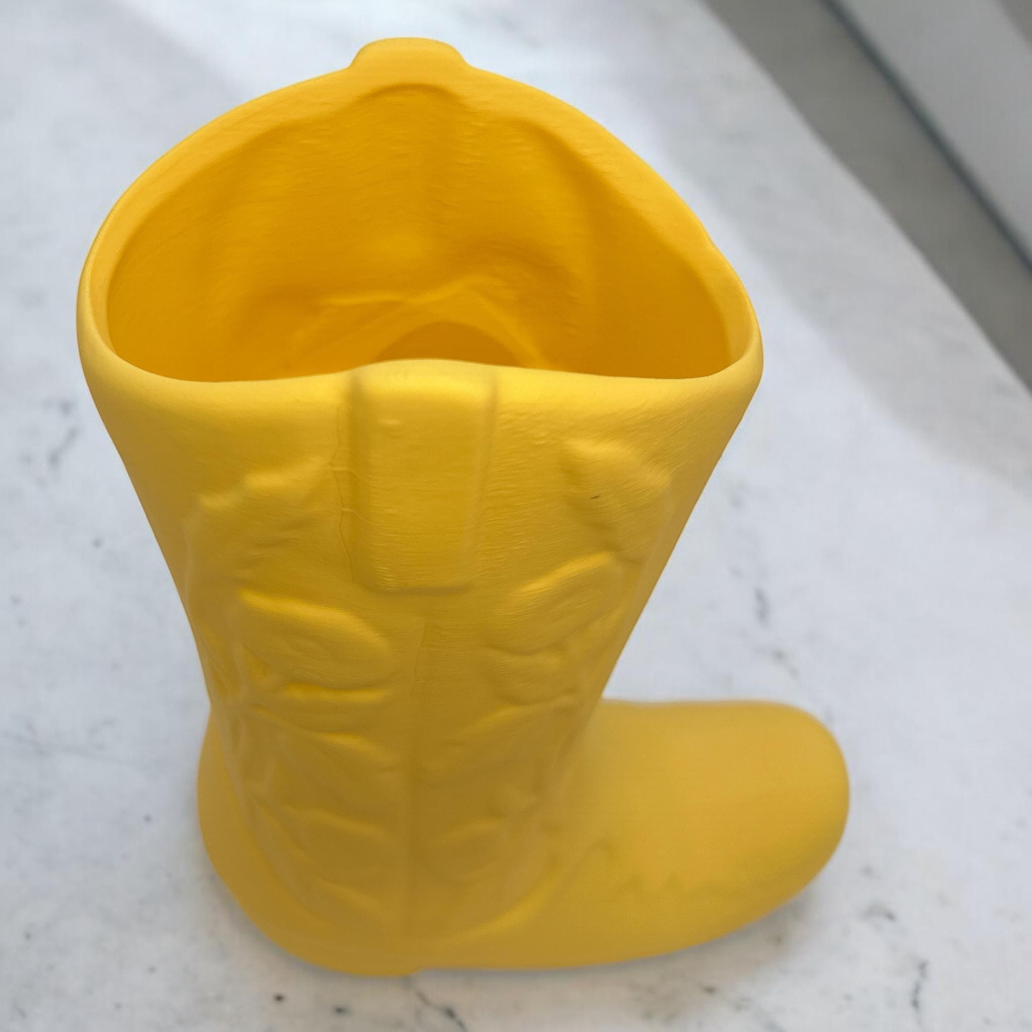 Cowboy Boot Vase – Rustic Western Decor - Pashmation