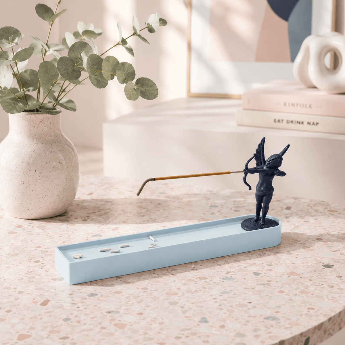 Cupid Archer Incense Holder, Angel Home Decor, 3D Printed Incense Burner, 17 Colors Mix and Match by Pashmation