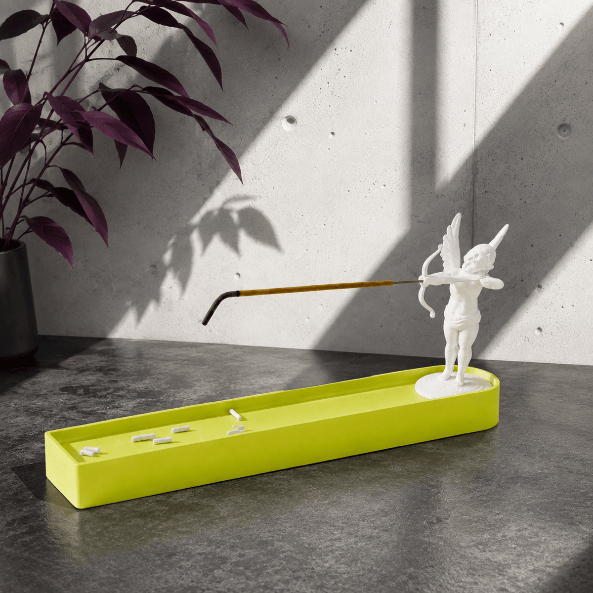 Cupid Archer Incense Holder, Angel Home Decor, 3D Printed Incense Burner, 17 Colors Mix and Match by Pashmation