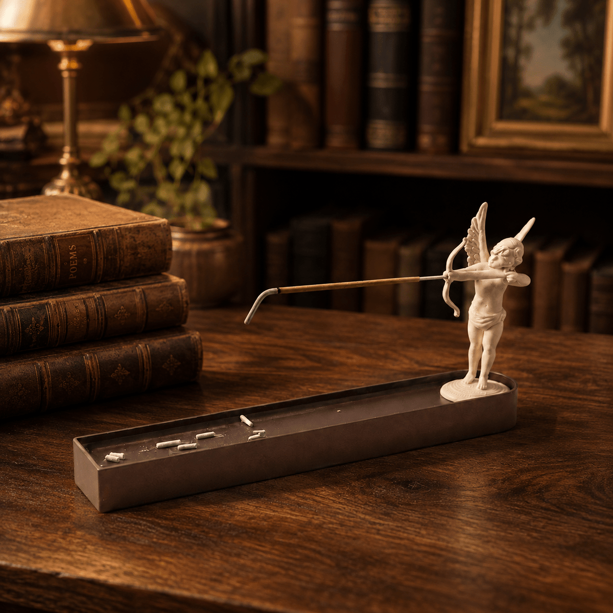 Cupid Archer Incense Holder, Angel Home Decor, 3D Printed Incense Burner, 17 Colors Mix and Match by Pashmation