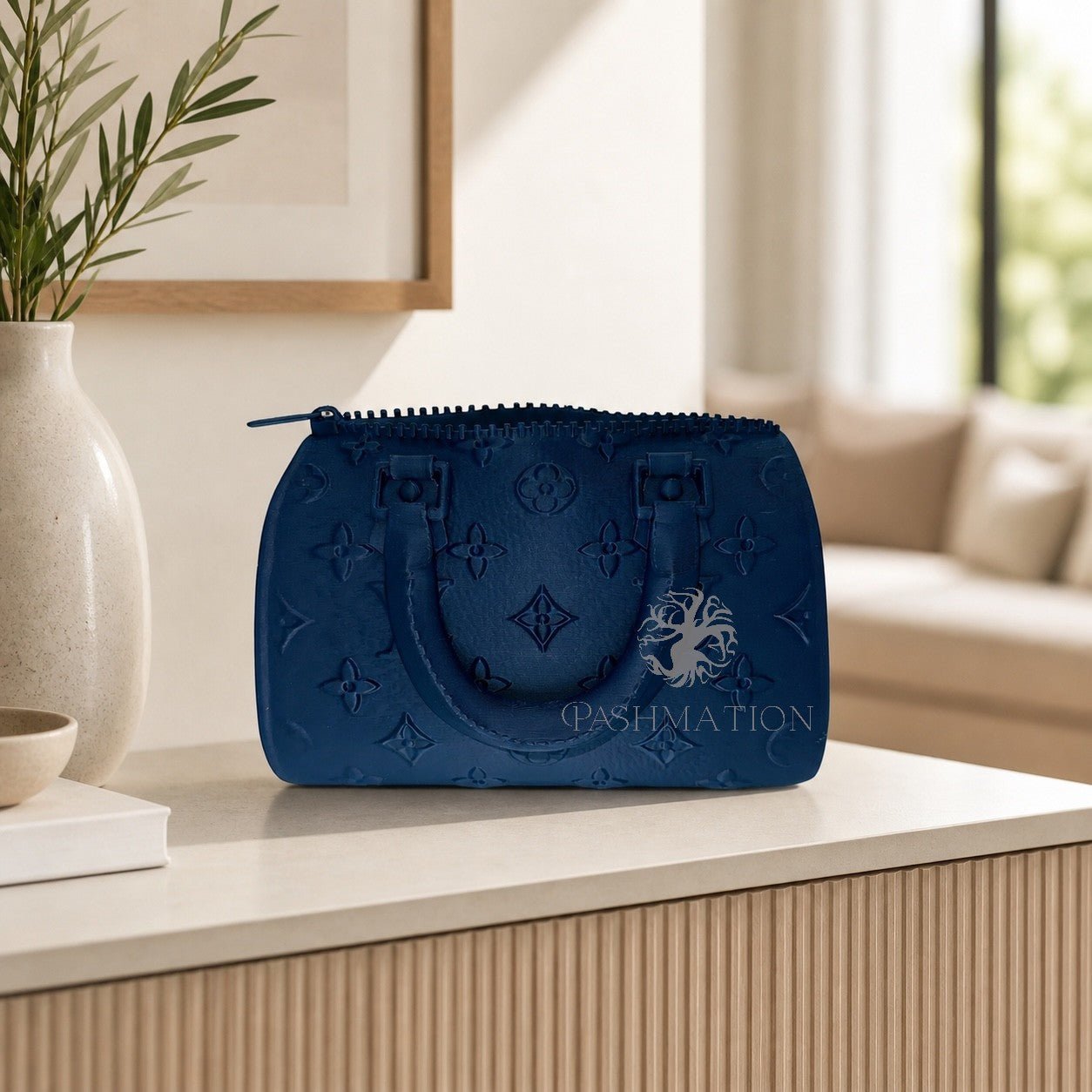 Handbag Vase | Unique Purse Floral Decor | Modern Chic Home Accent Gift by Pashmation