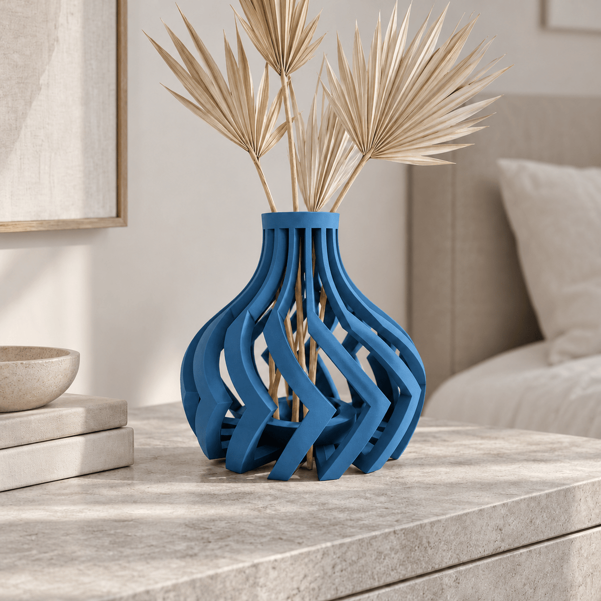Dynamic Lori Cut-Out Vase - Modern Sculptural Home Decor Geometric Centerpiece Contemporary Minimalist Design by Pashmation