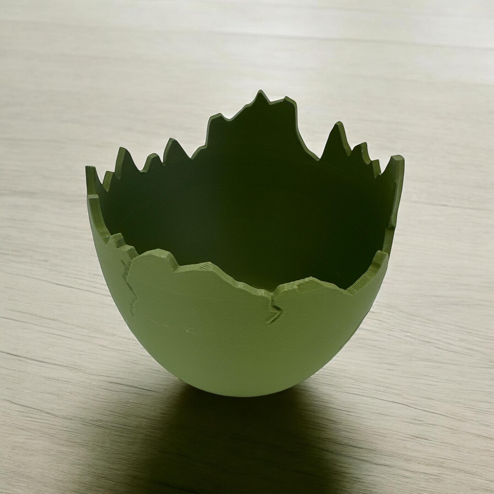 EggScape Planter – Large 3D - Printed Eggshell Design, Modern Planter for Indoor & Outdoor Spaces - PashmationIndoor Planters