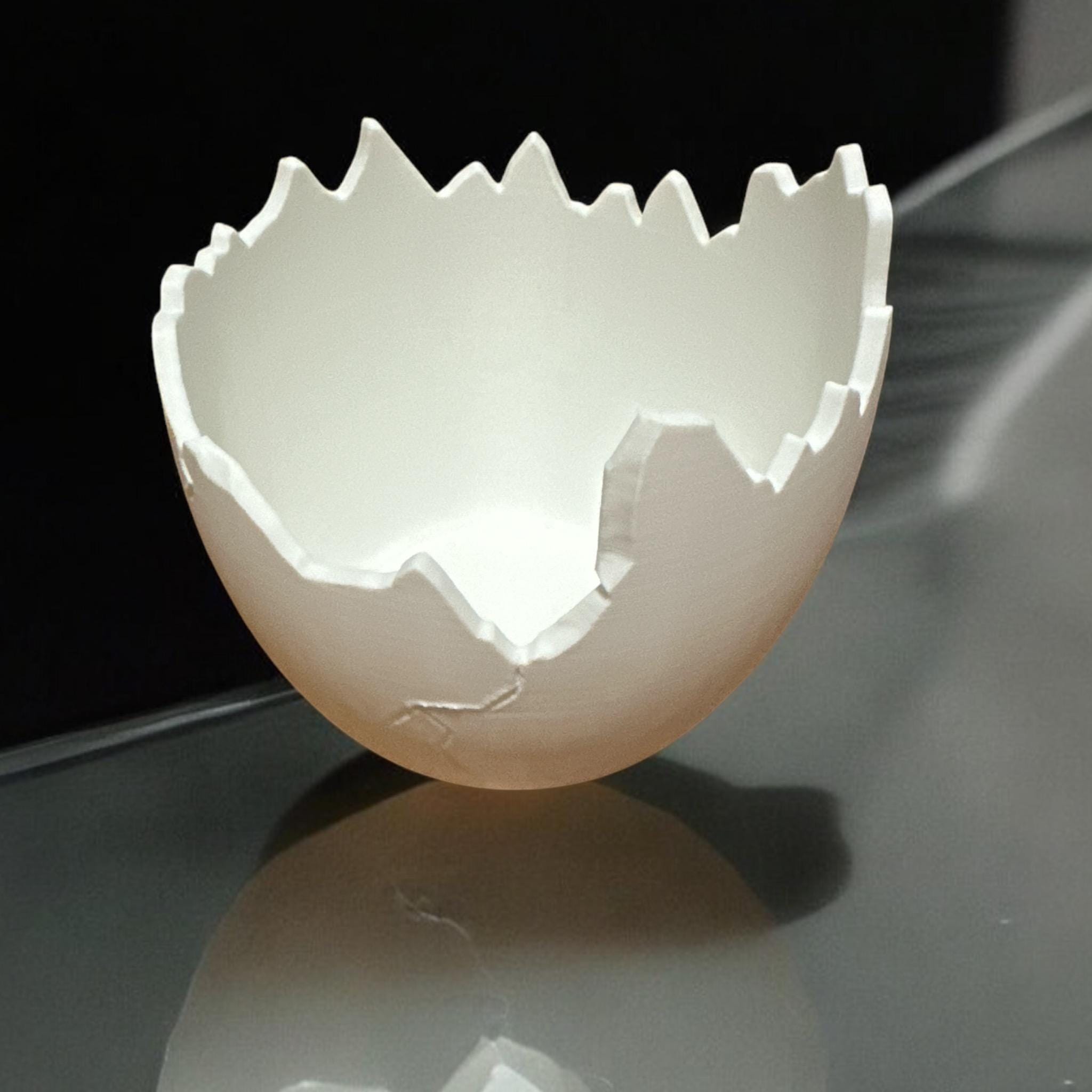 EggScape Planter – Large 3D - Printed Eggshell Design, Modern Planter for Indoor & Outdoor Spaces - PashmationIndoor Planters