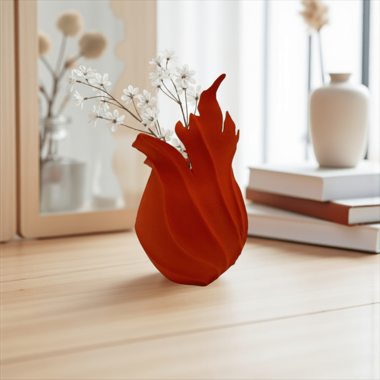 Ember Vase | Organic Boho Sculptural Decor Centerpiece by Pashmation