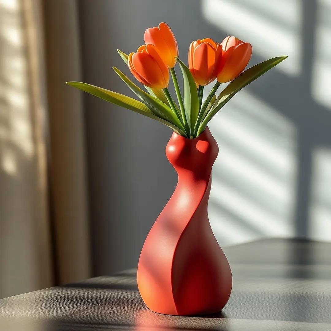 Female Body Muse Vase - Artistic Sculpture for Flowers, Modern Home Decor Gift - PashmationVases