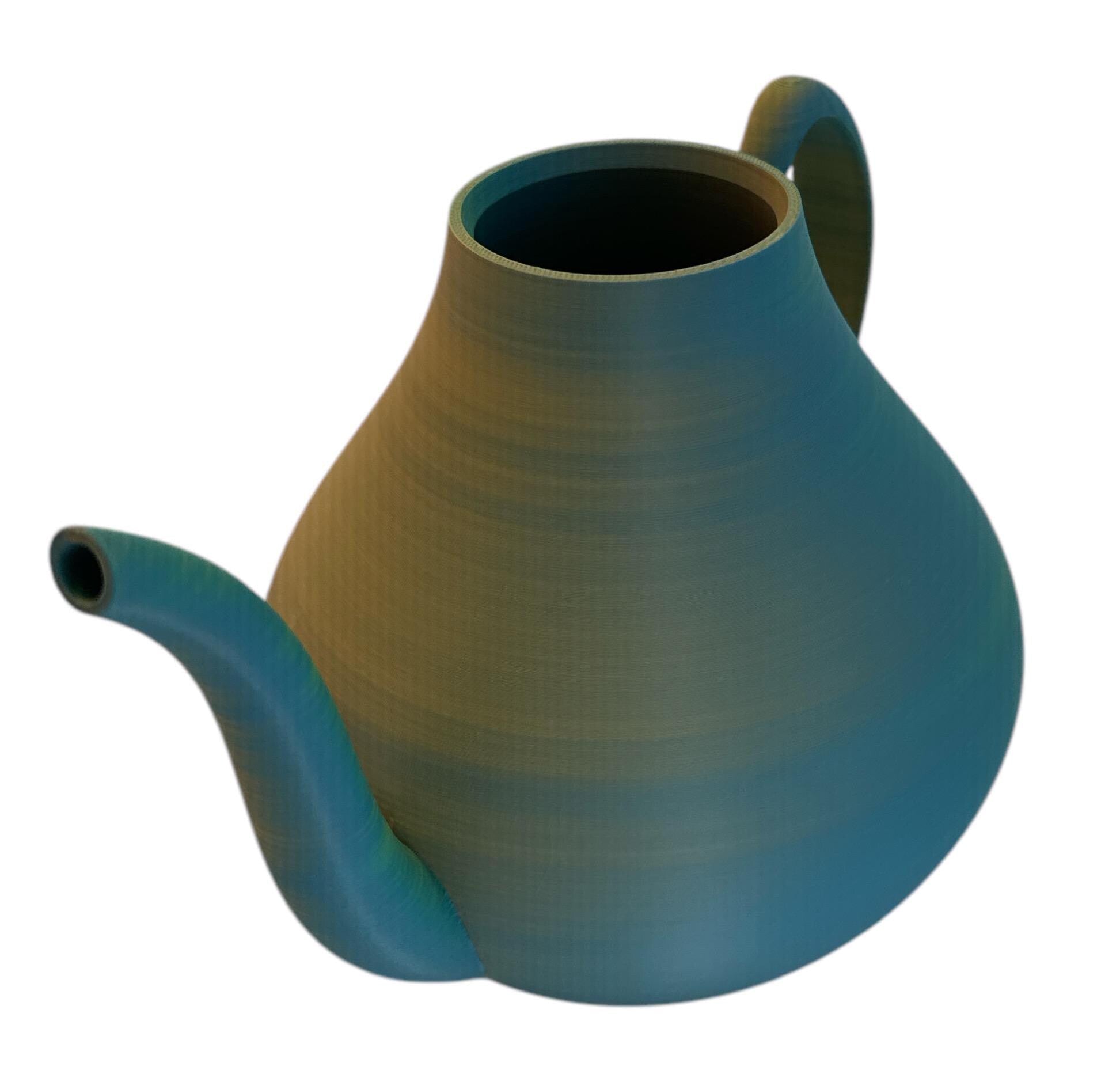 Sunbeam Watering Can styled interior – Hues Fusion sculptural multi-tone plant pot