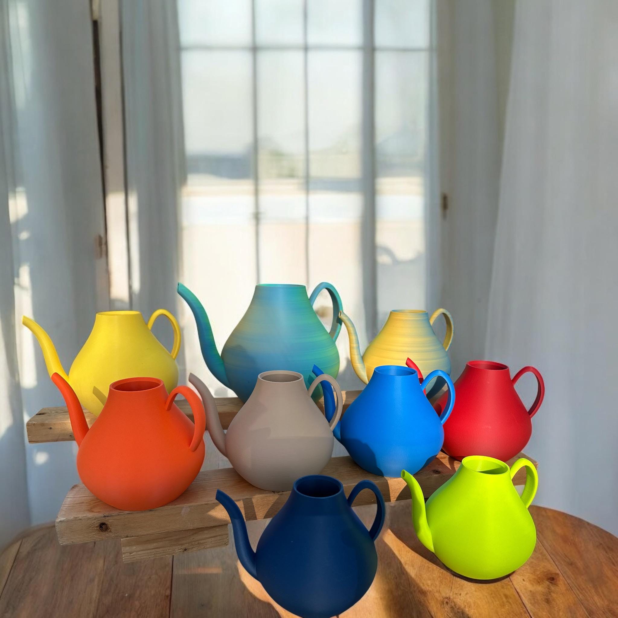Sunbeam Watering Cans grouped – Hues Fusion multi-tone collection lineup