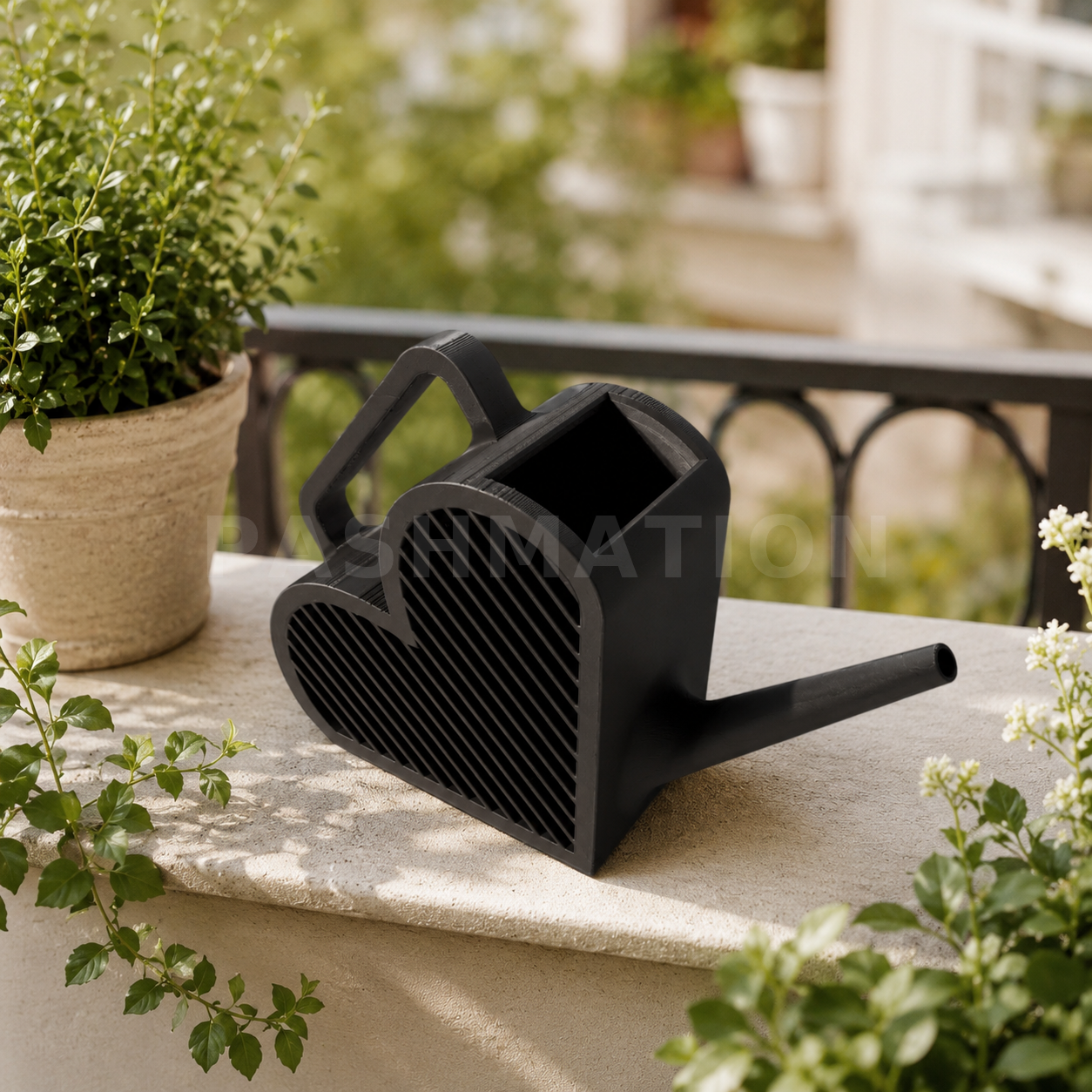 Heart-Shaped Watering Can | Figural Mini Plant Care Pot
