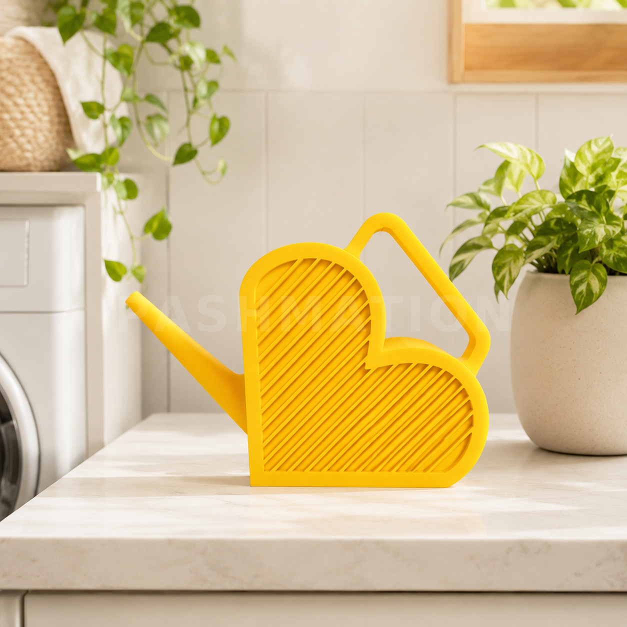 Heart-Shaped Watering Can | Figural Mini Plant Care Pot