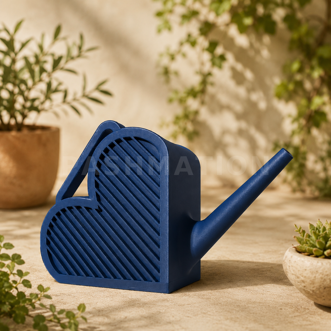 Heart-Shaped Watering Can | Figural Mini Plant Care Pot