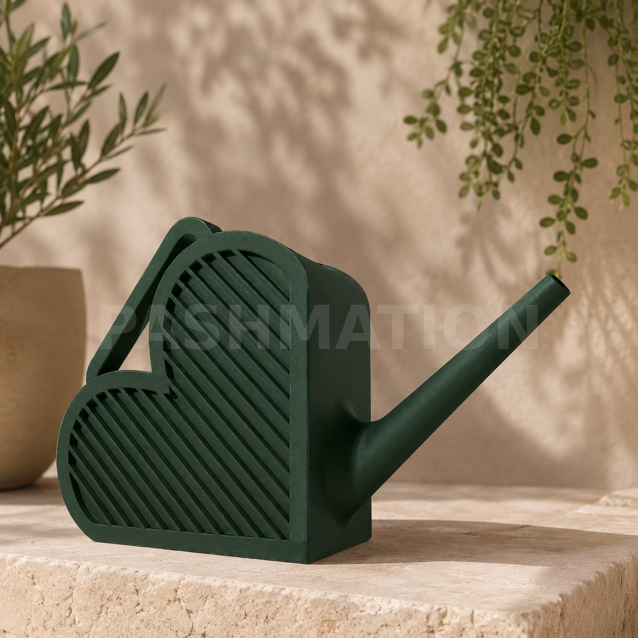 Heart-Shaped Watering Can | Figural Mini Plant Care Pot