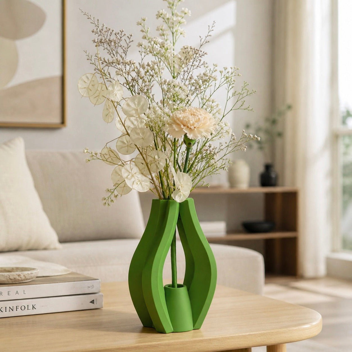 Sculptural Krono Vase - Modern Home Decor Centerpiece Contemporary Minimalist Design by Pashmation
