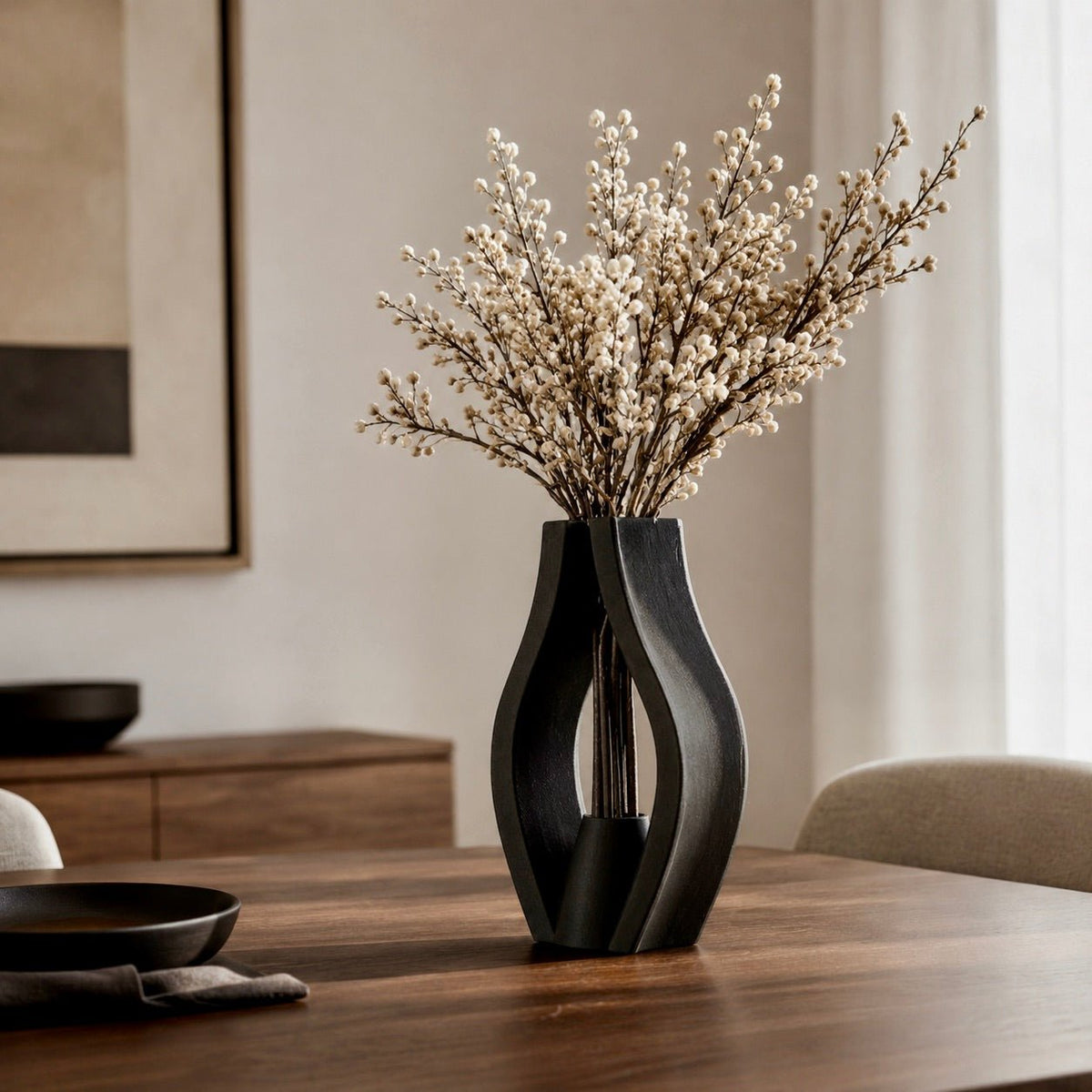 Sculptural Krono Vase - Modern Home Decor Centerpiece Contemporary Minimalist Design by Pashmation