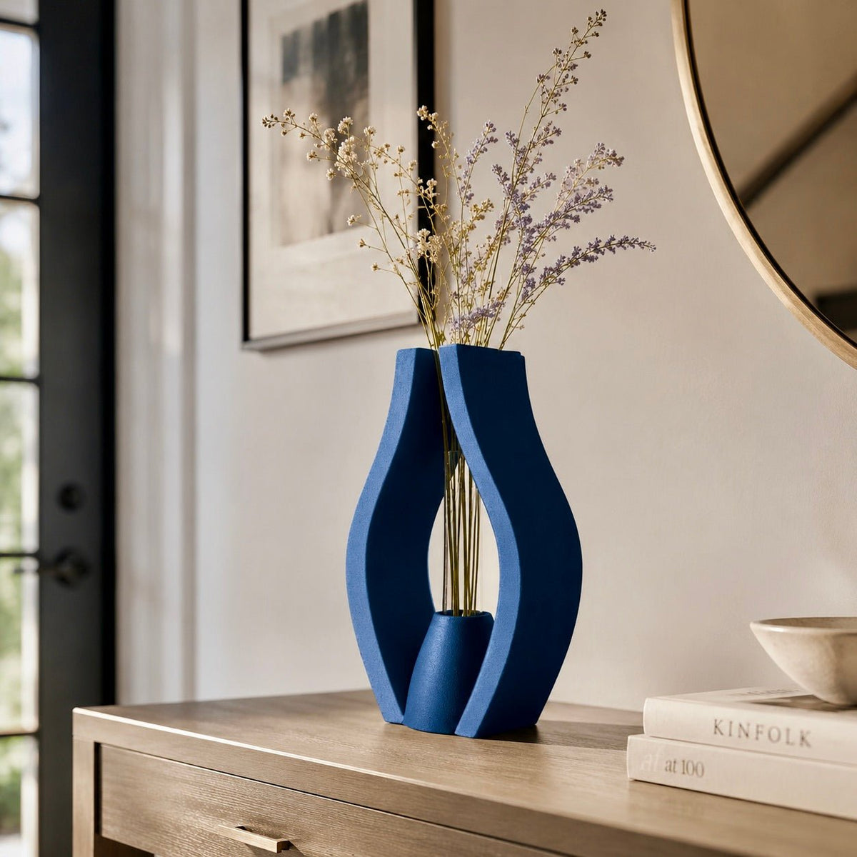 Sculptural Krono Vase - Modern Home Decor Centerpiece Contemporary Minimalist Design by Pashmation