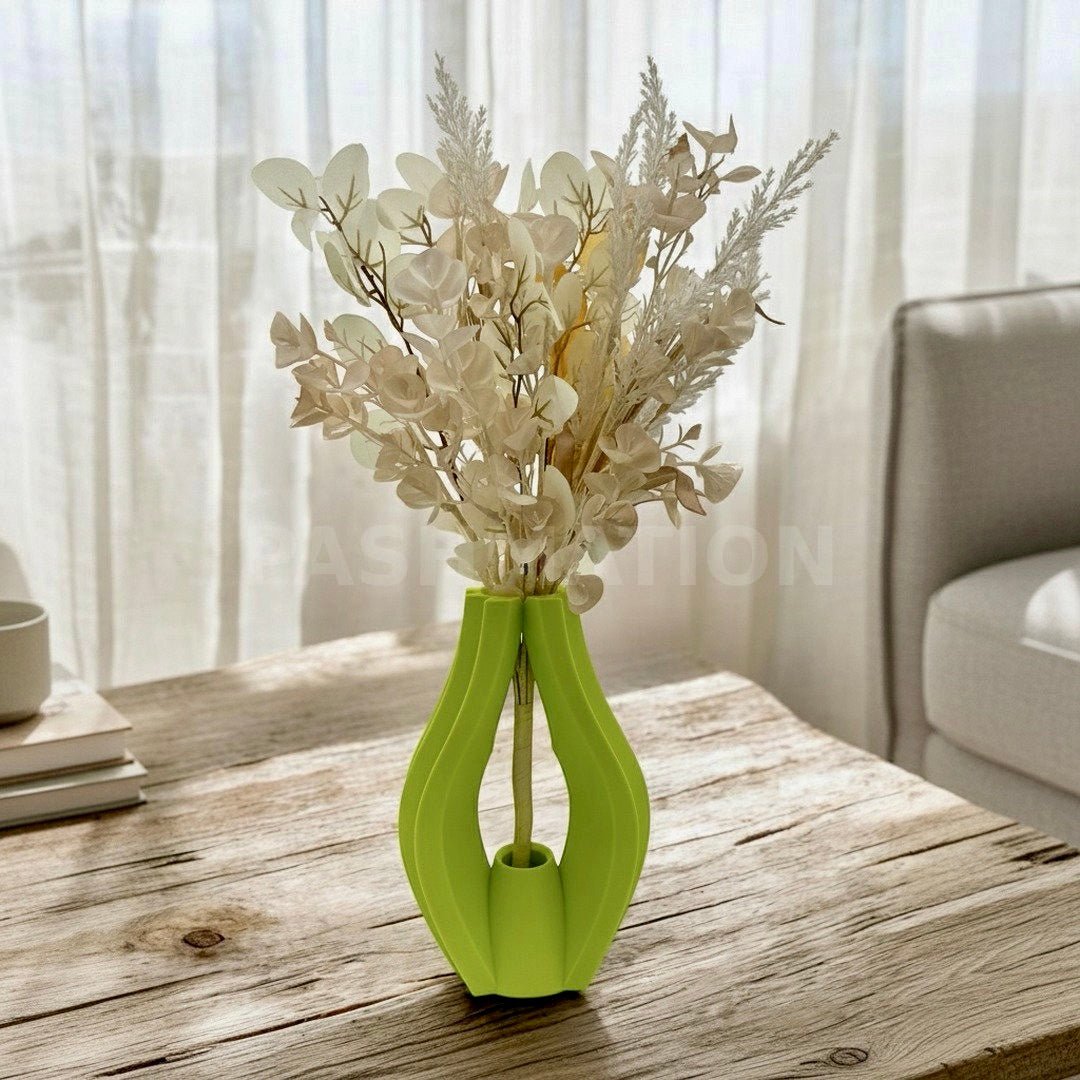 Sculptural Krono Vase - Modern Home Decor Centerpiece Contemporary Minimalist Design by Pashmation