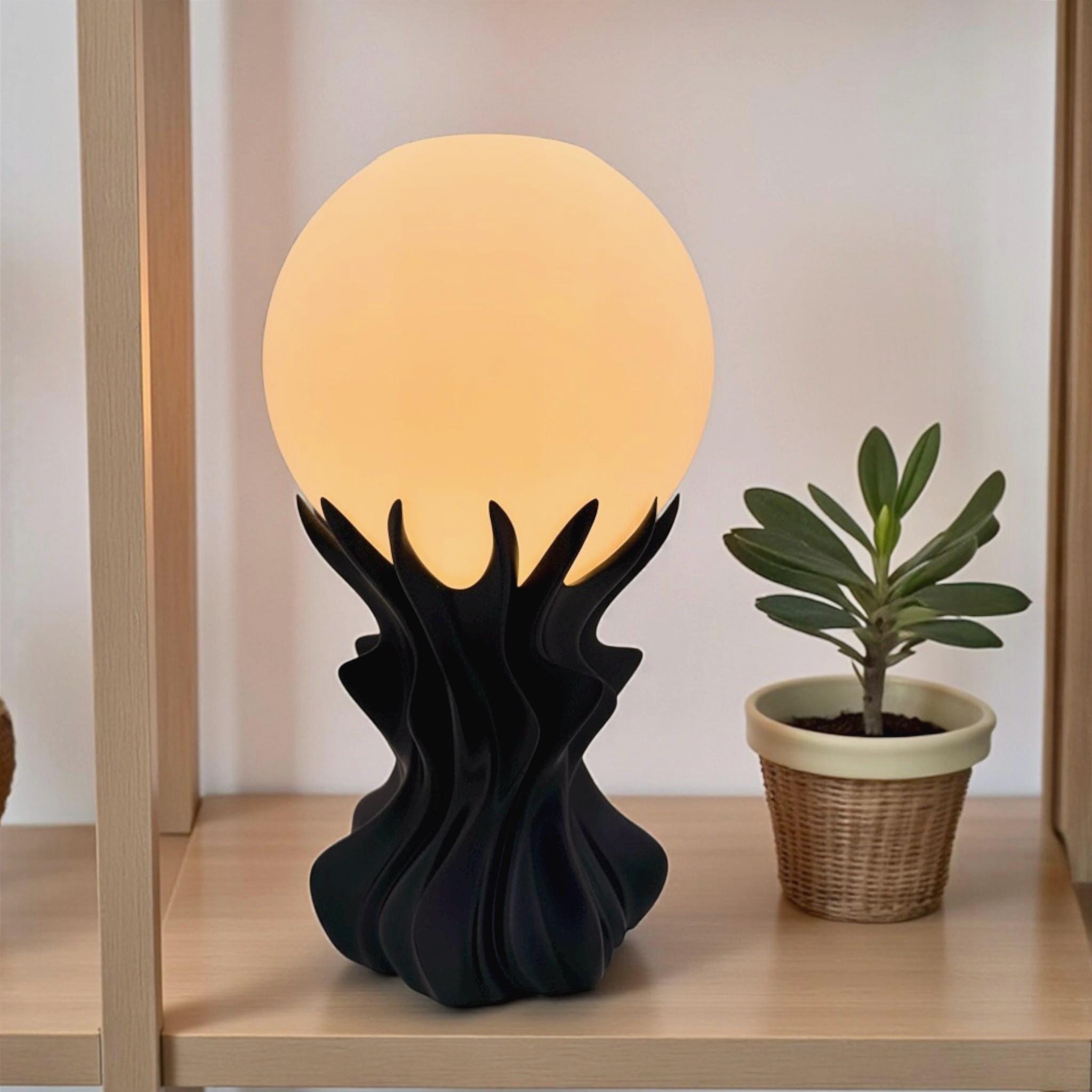 Globe Table Lamp Lighting Bedside Nightlight Home Decor - Pashmation Table Lamps