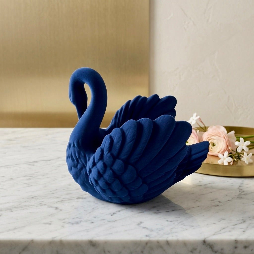 Swan Planter – Elegant Garden Decor with Drainage - PashmationIndoor Planters