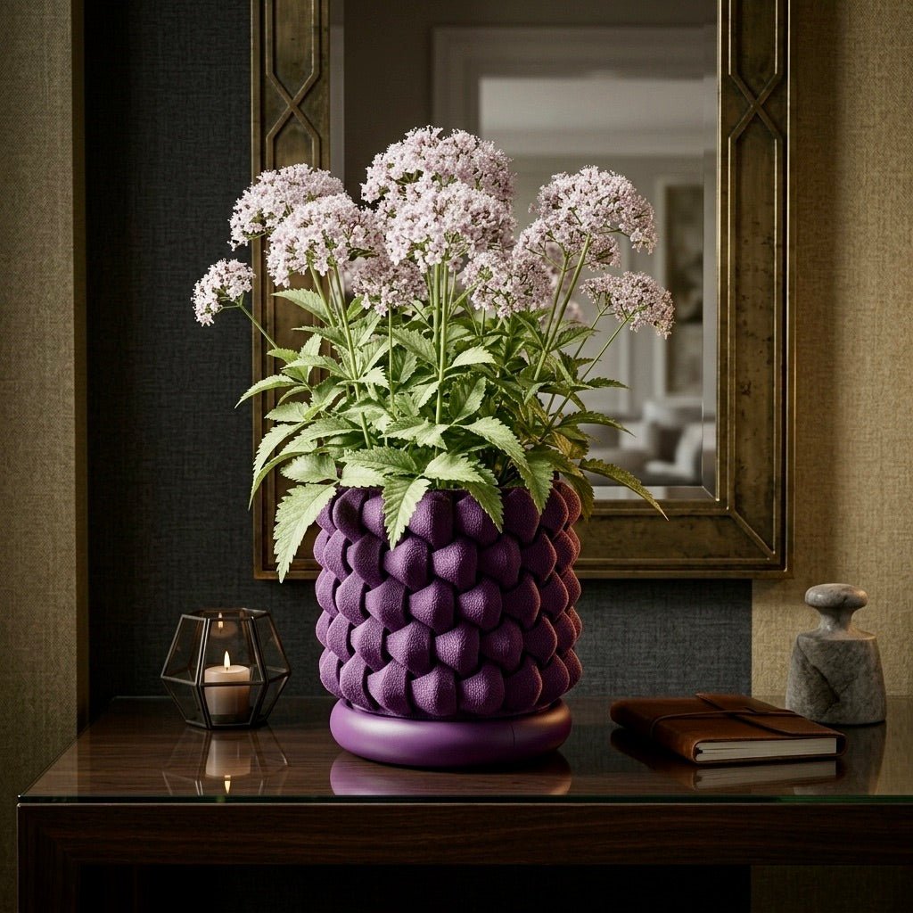 3D Printed GeoPetal Planter: Modern Plant Decor with Saucer - Pashmation