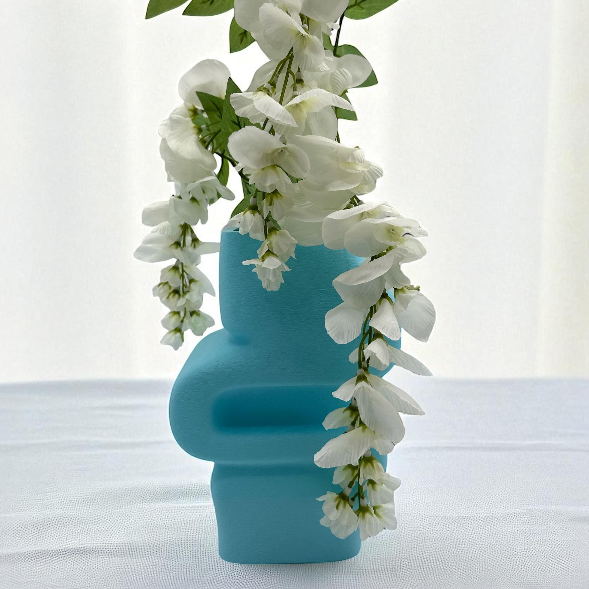 Abstract Fold Vase, Modern Geometric Decor, Dried flower - PashmationVases