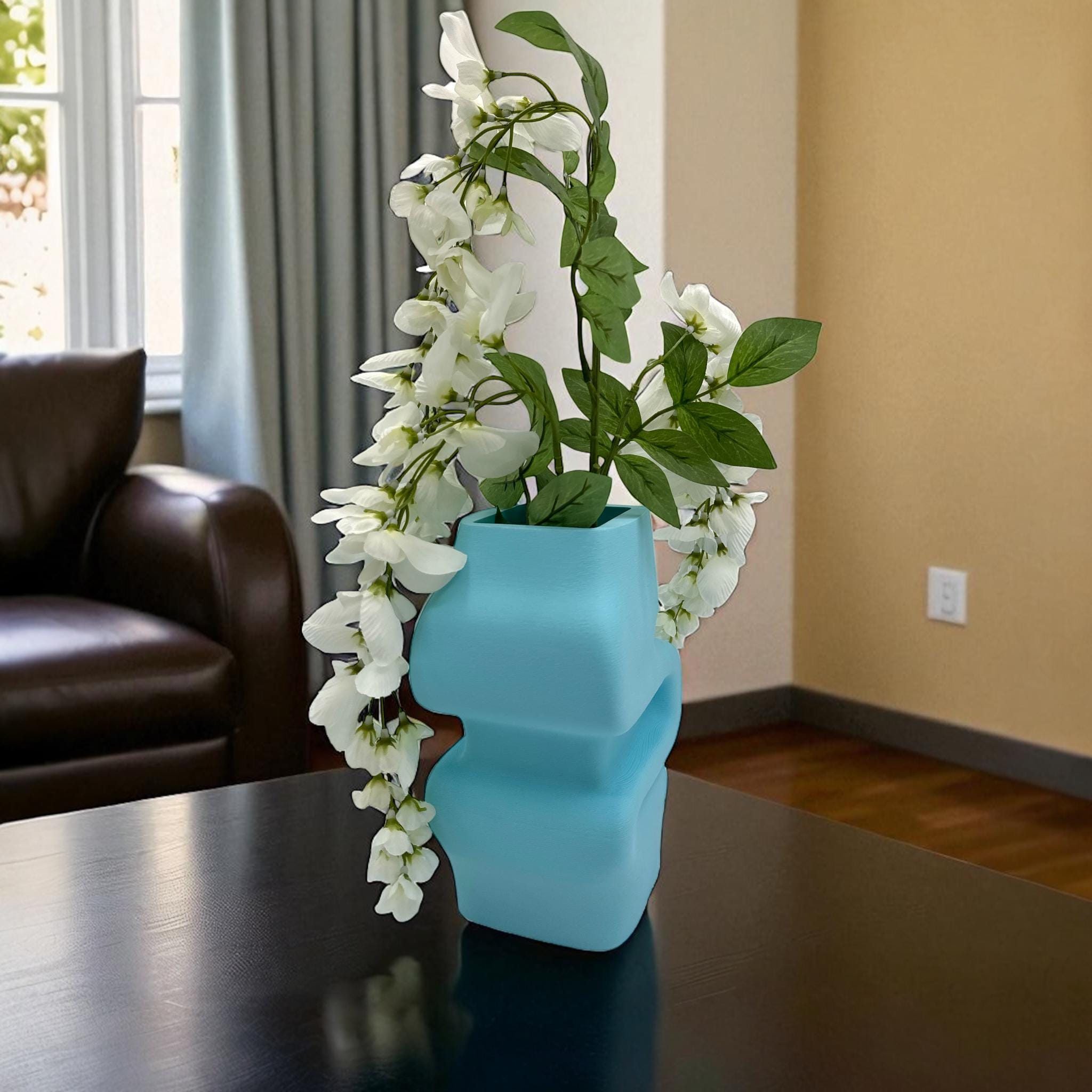 Abstract Fold Vase, Modern Geometric Decor, Dried flower - PashmationVases