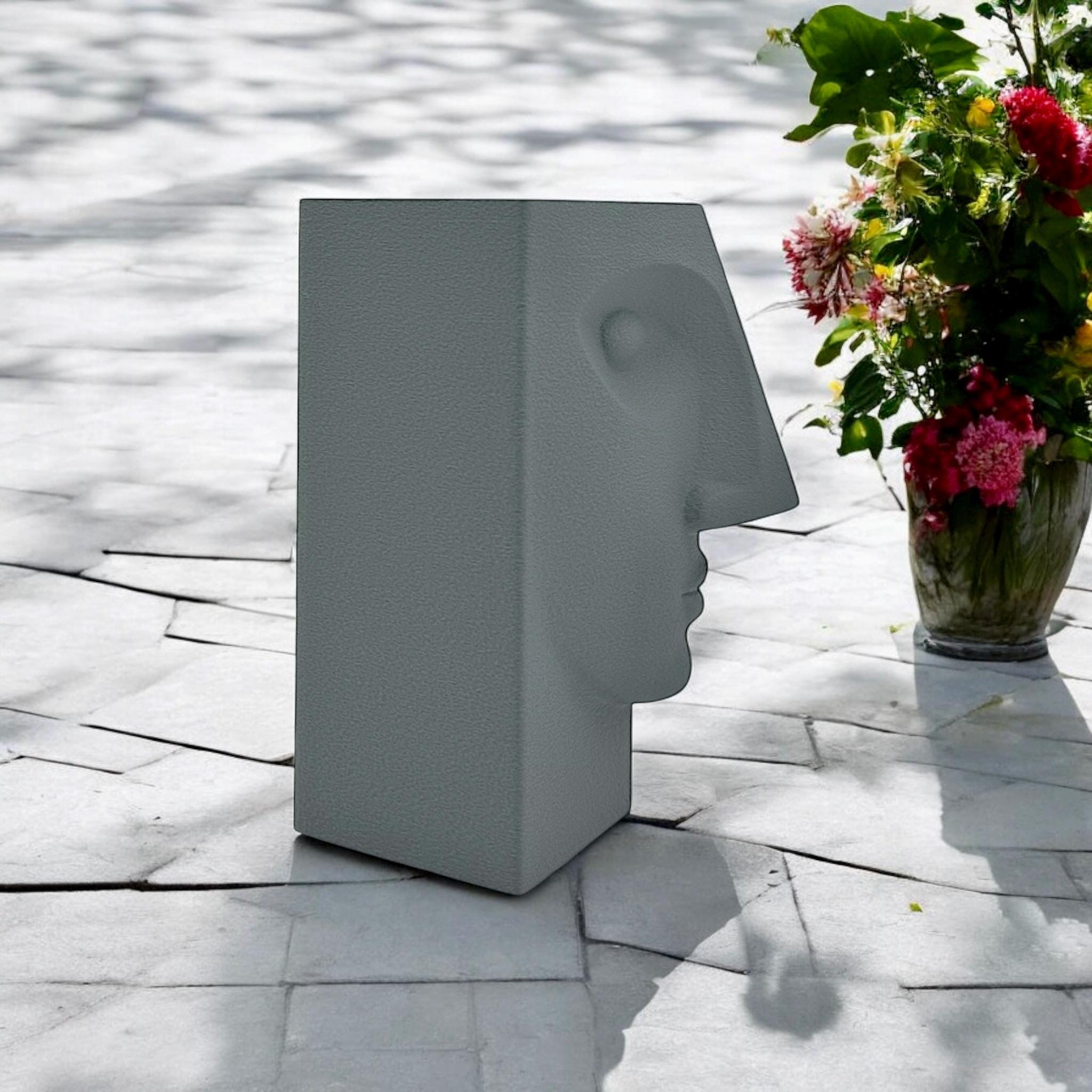 Contempo Face Vase, 3D Printed Sculpture, Minimalist Home Decor - Pashmation