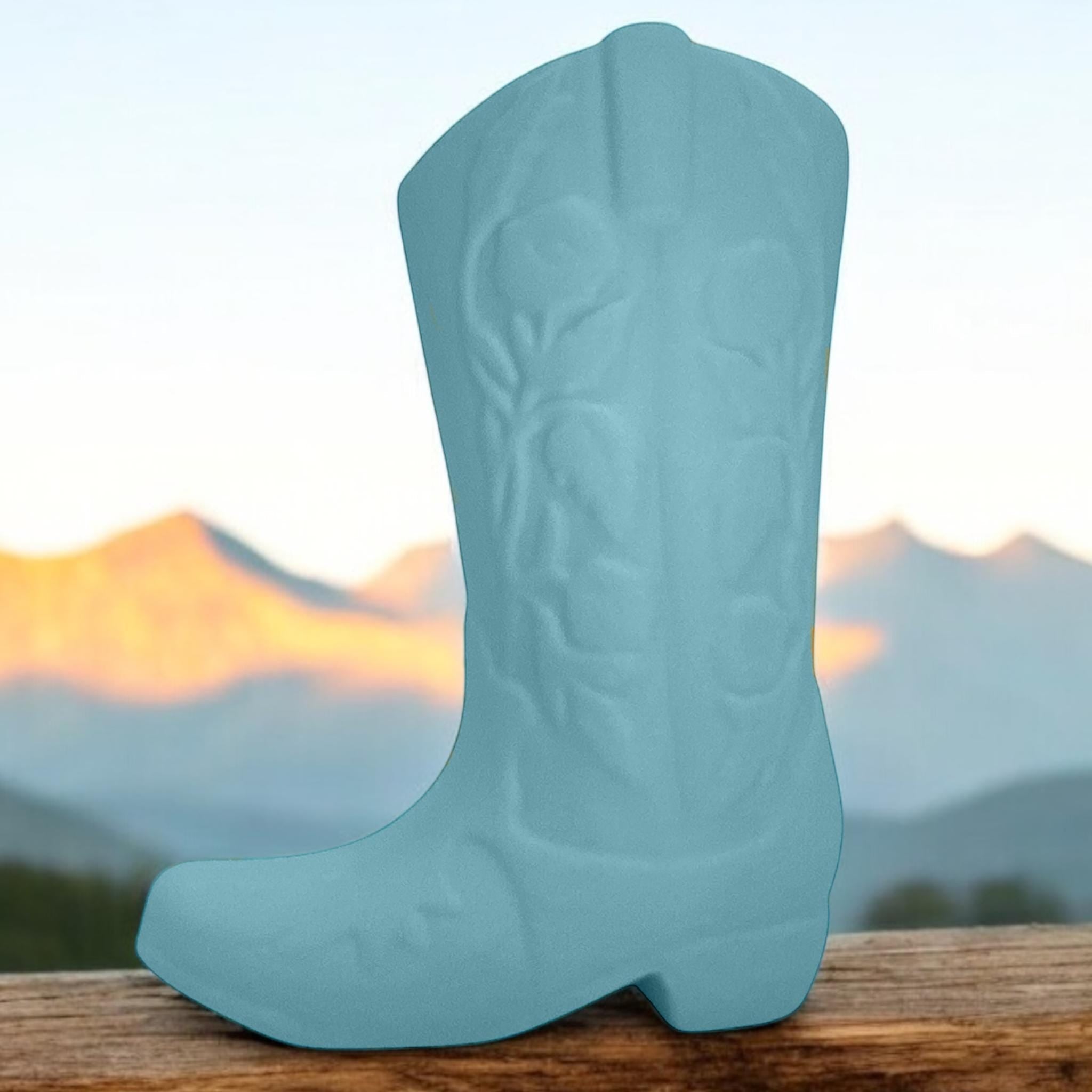 Cowboy Boot Vase – Rustic Western Decor - Pashmation
