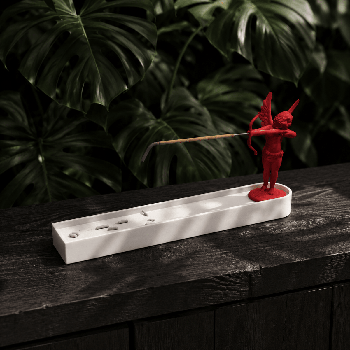 Cupid Archer Incense Holder, Angel Home Decor, 3D Printed Incense Burner, 17 Colors Mix and Match by Pashmation