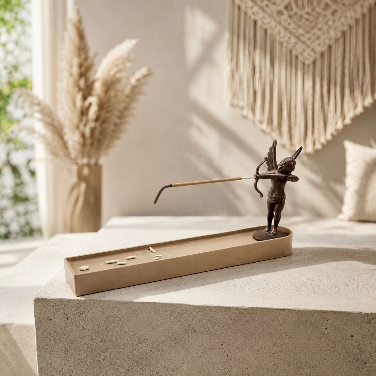 Cupid Archer Incense Holder, Angel Home Decor, 3D Printed Incense Burner, 17 Colors Mix and Match by Pashmation