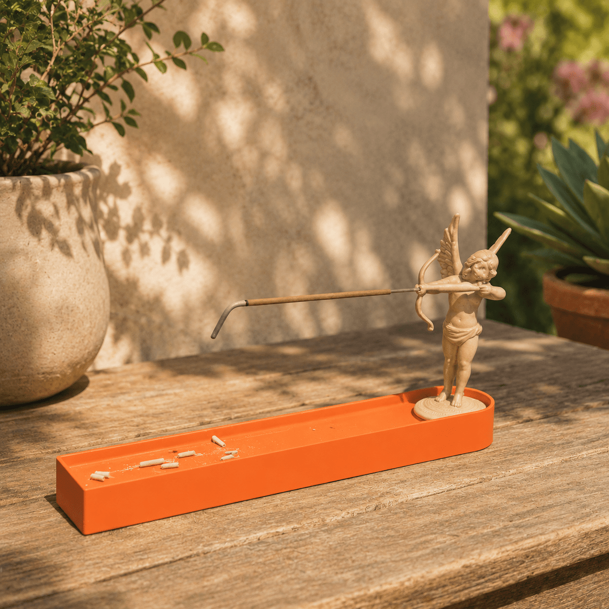 Cupid Archer Incense Holder, Angel Home Decor, 3D Printed Incense Burner, 17 Colors Mix and Match by Pashmation