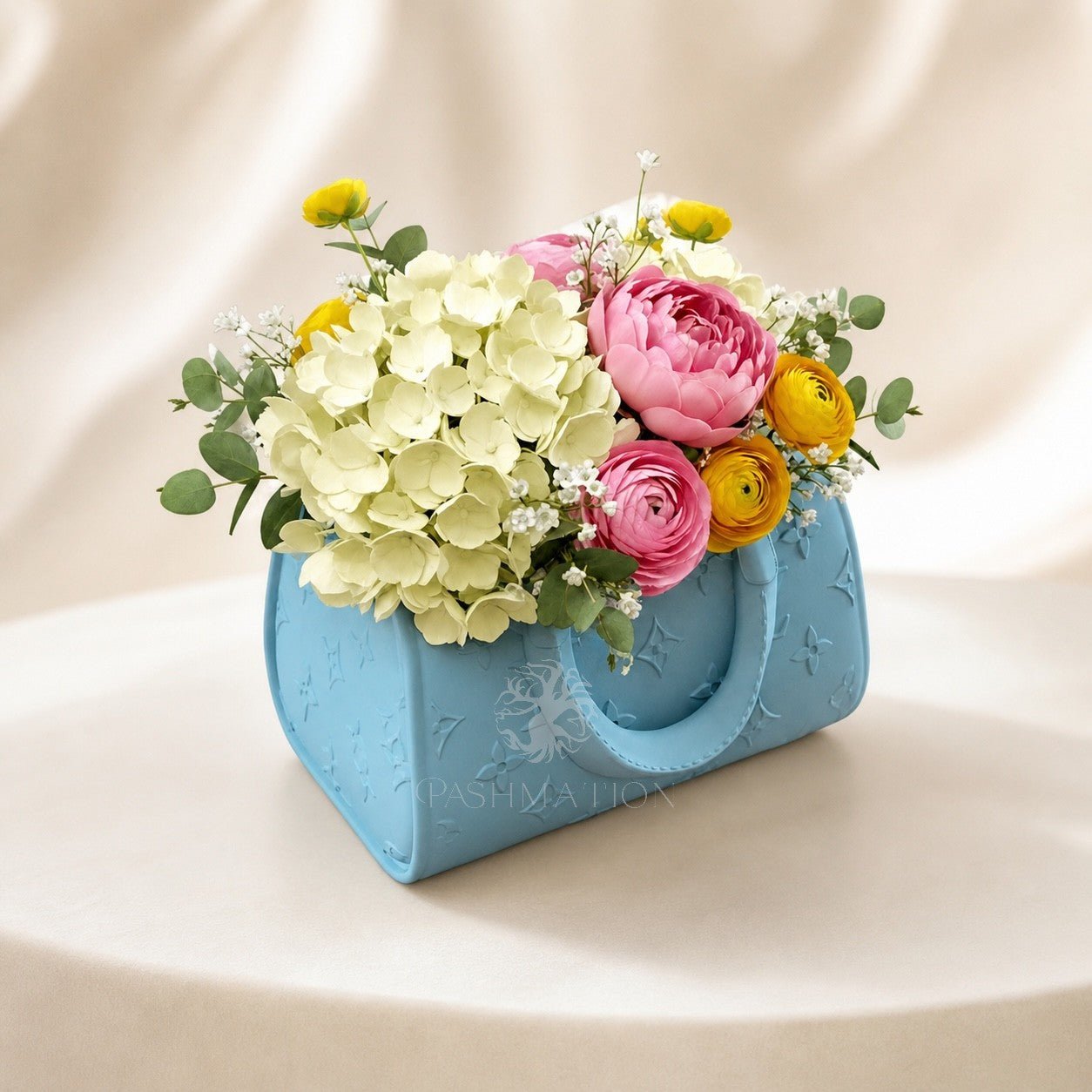 Handbag Vase | Unique Purse Floral Decor | Modern Chic Home Accent Gift by Pashmation