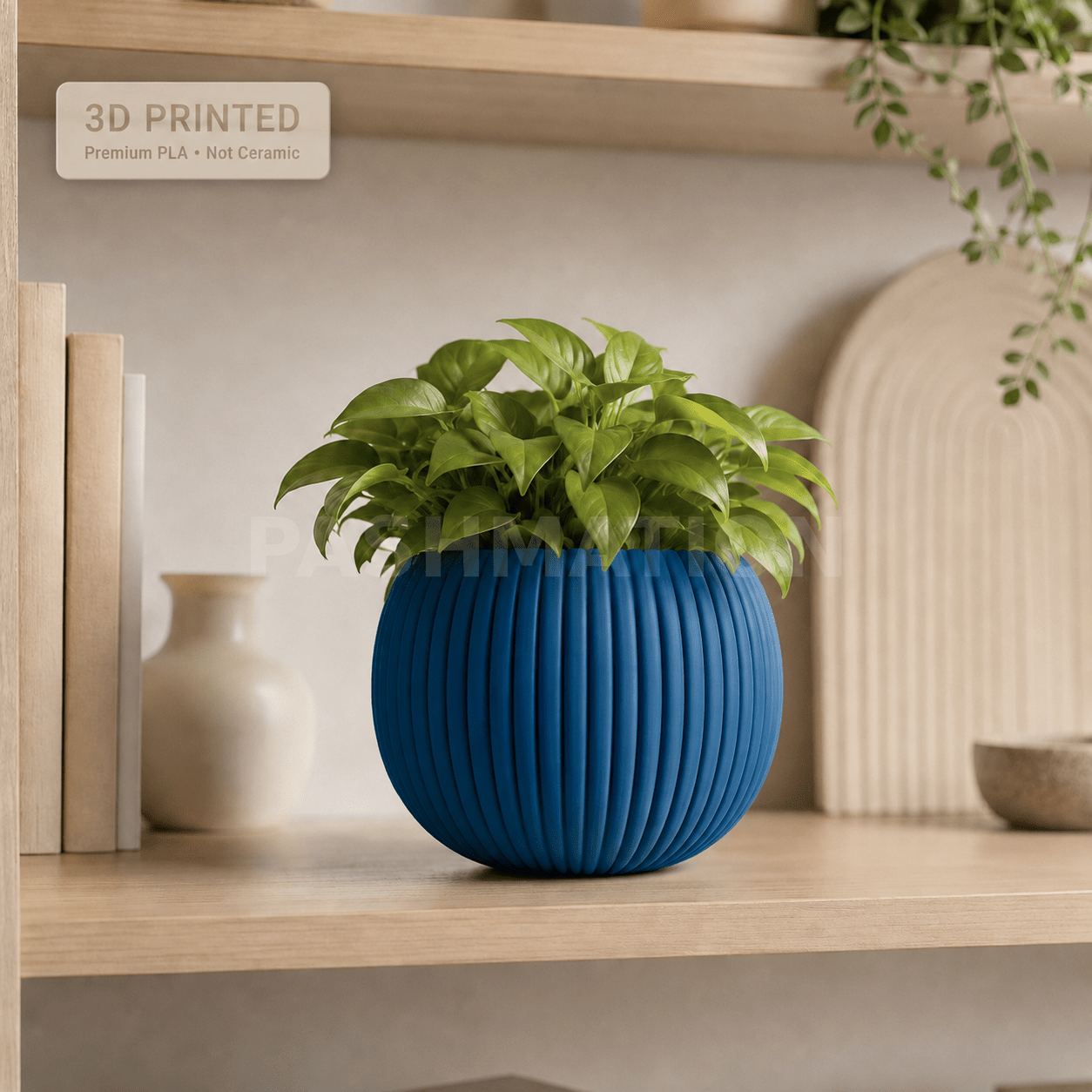 EcoGroove Modern Plant Pot with Drainage - Sustainable Indoor Planter for Home Decor & Garden Lovers by Pashmation