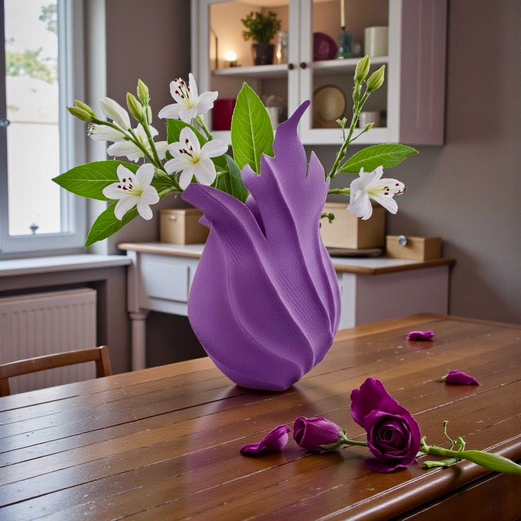 Ember Vase | Organic Boho Sculptural Decor Centerpiece by Pashmation