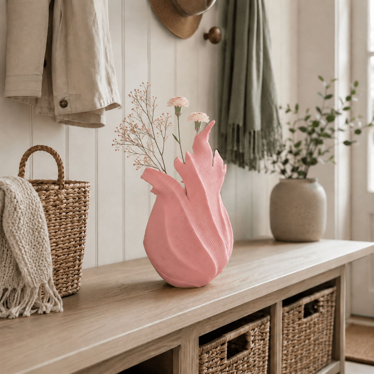 Ember Vase | Organic Boho Sculptural Decor Centerpiece by Pashmation