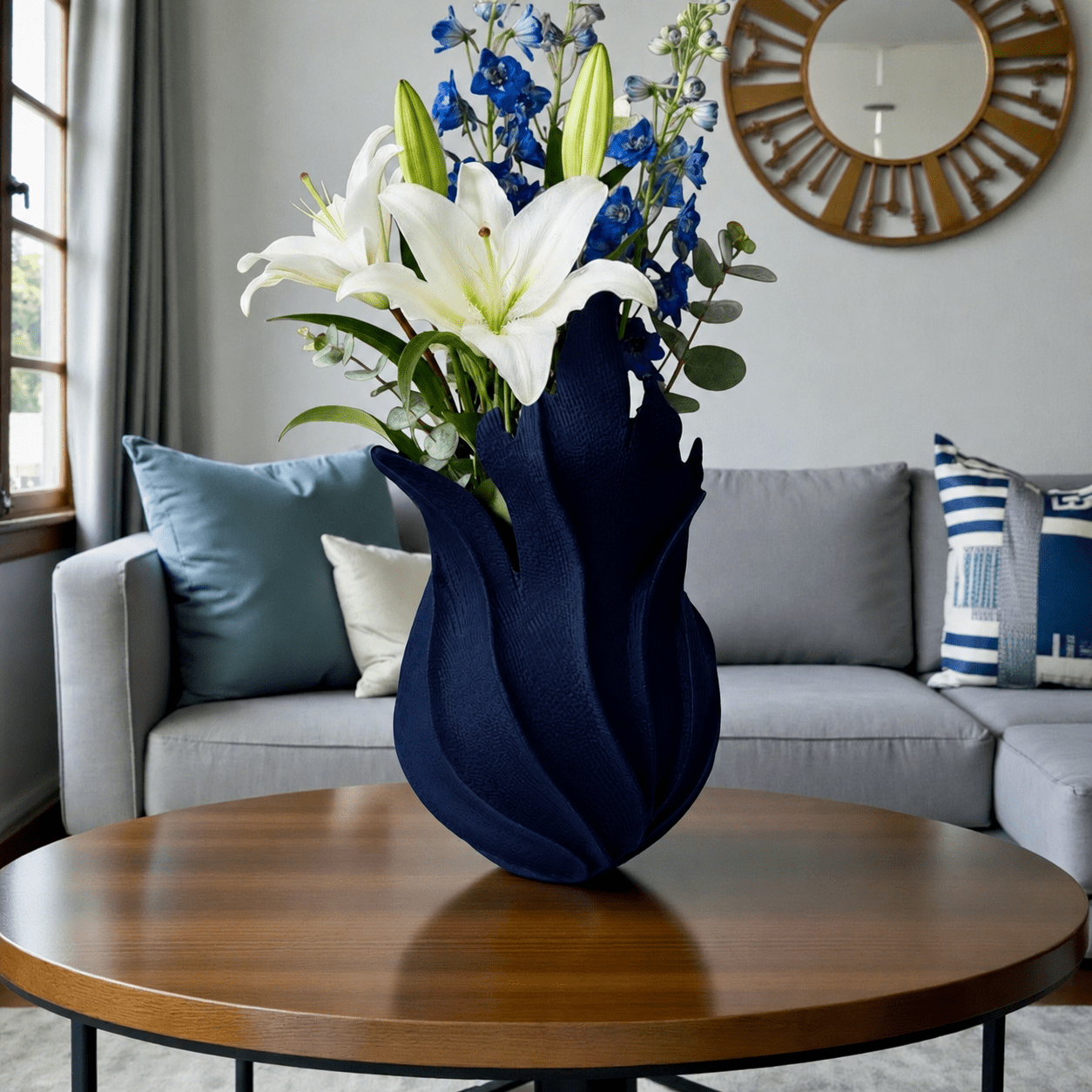 Ember Vase | Organic Boho Sculptural Decor Centerpiece by Pashmation