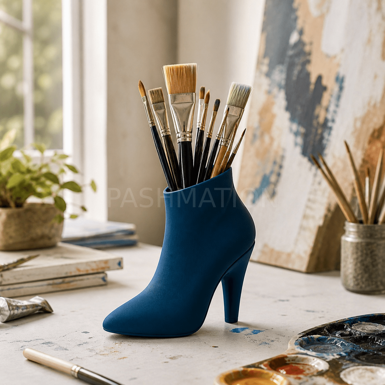 Fashion High Heel Flower Vase for Stylish Decor by Pashmation
