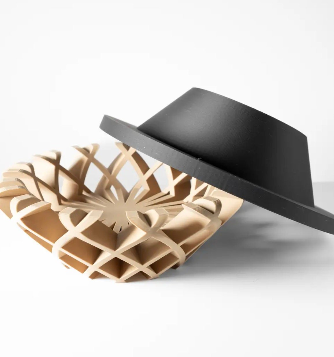 Interwoven Catch - All Bowl – Stylish Desk Organizer, Home Decor Accent Daki - PashmationOffice & Desk Storage
