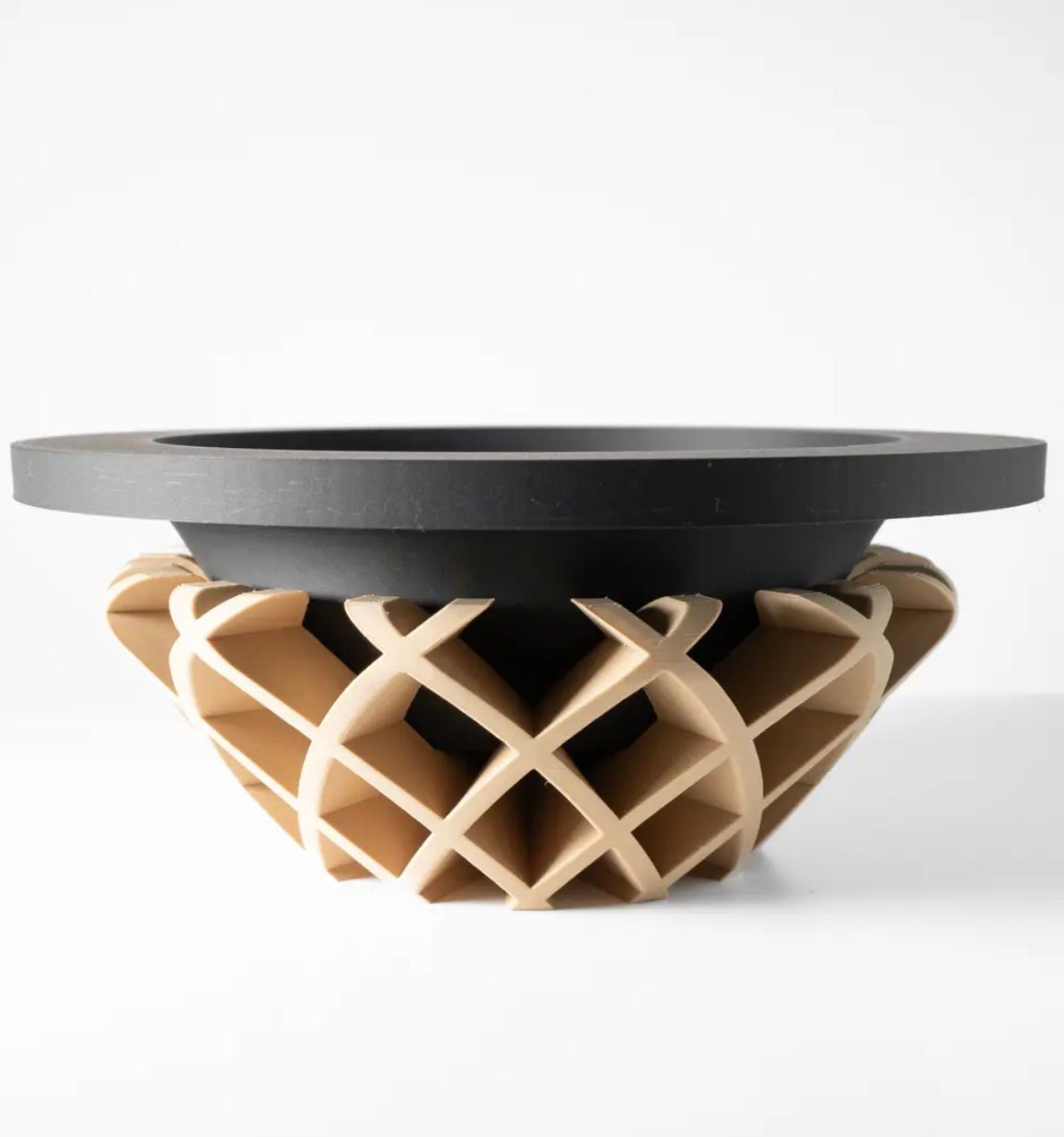 Interwoven Catch - All Bowl – Stylish Desk Organizer, Home Decor Accent Daki - PashmationOffice & Desk Storage