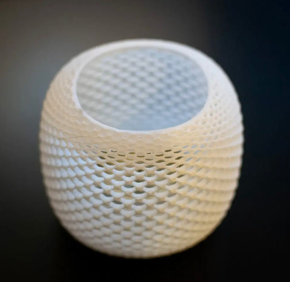 White Luminet Tealight Holder - Ambient Light Votive Candle Accent Gothic Home Decor Modern Lantern - Pashmation