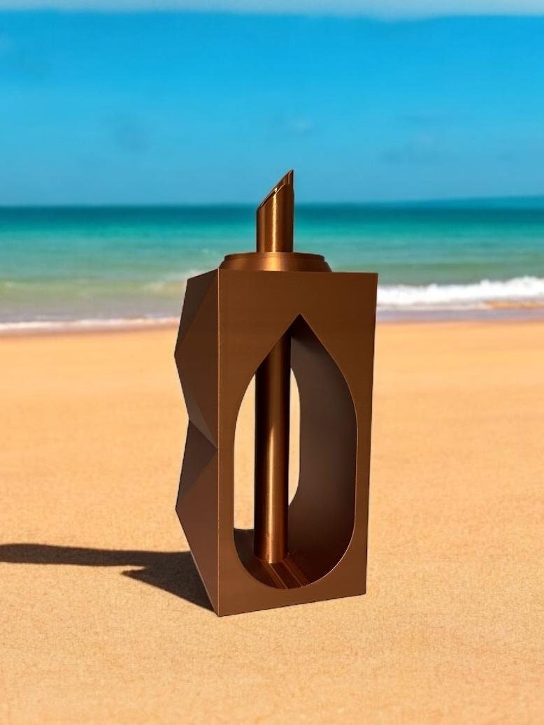 Modern Geometric Vase | Bold 3D - Printed Polymer Decor - PashmationVases
