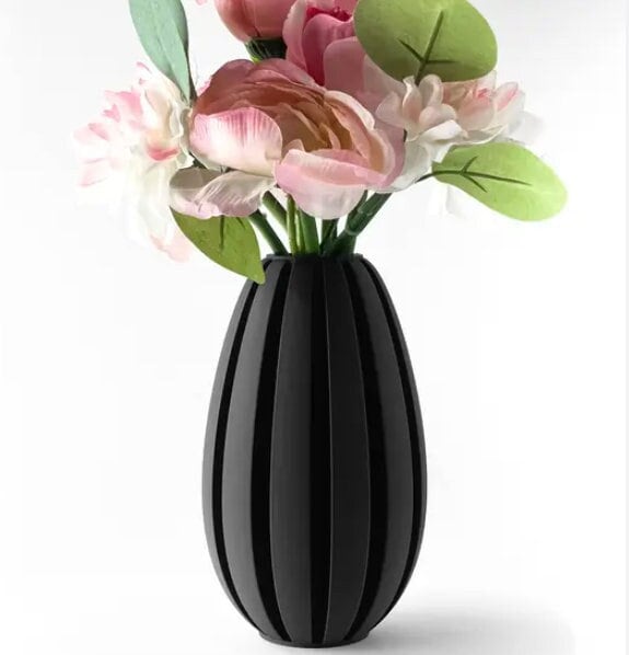 Modern Geometric Vase: Sculptural Minimalist Home Decor Centerpiece for Contemporary Living Spaces - Pashmation