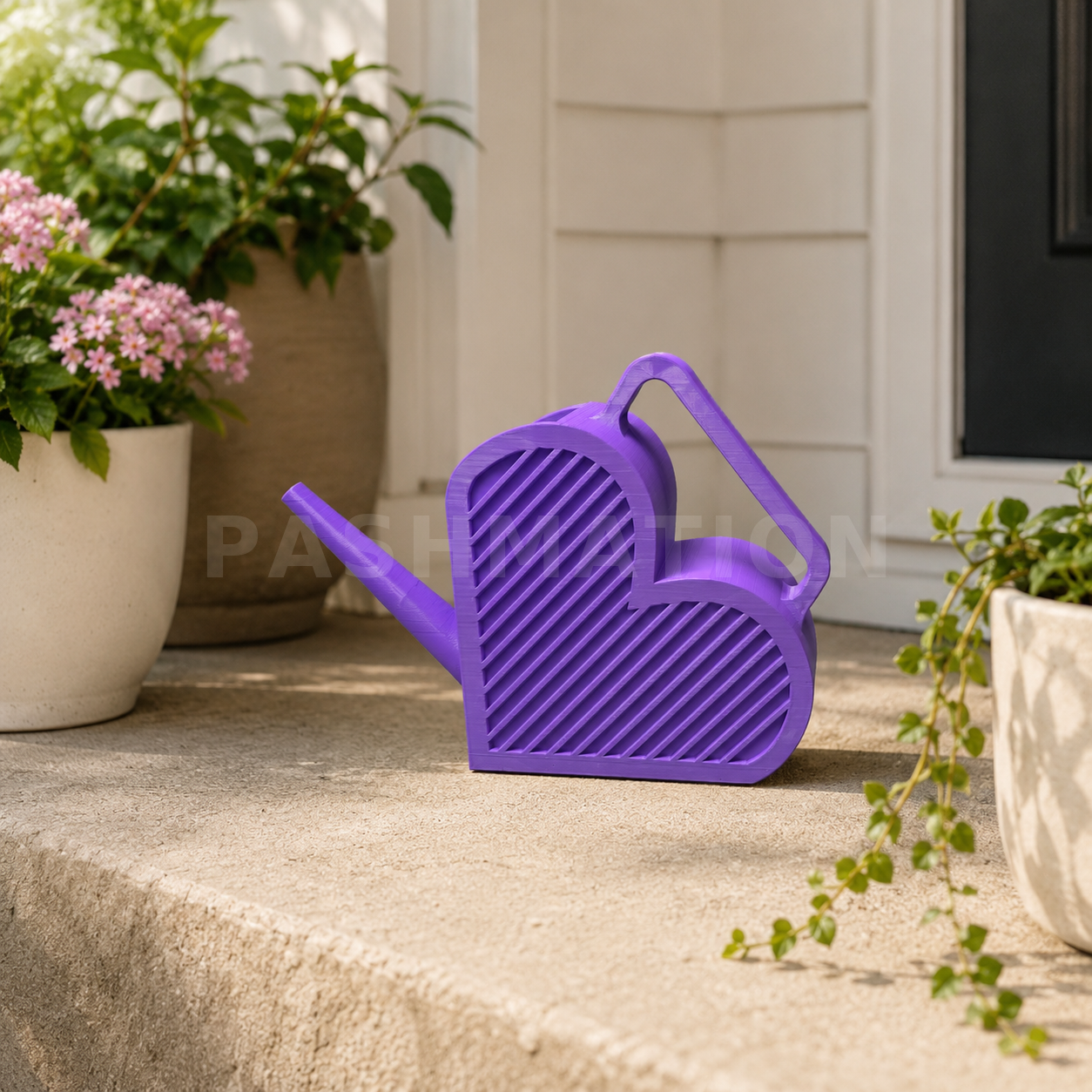Heart-Shaped Watering Can | Figural Mini Plant Care Pot