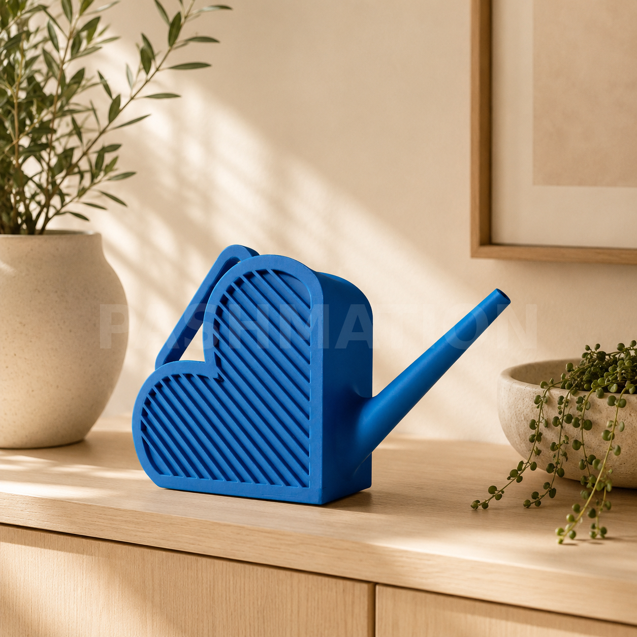 Heart-Shaped Watering Can | Figural Mini Plant Care Pot