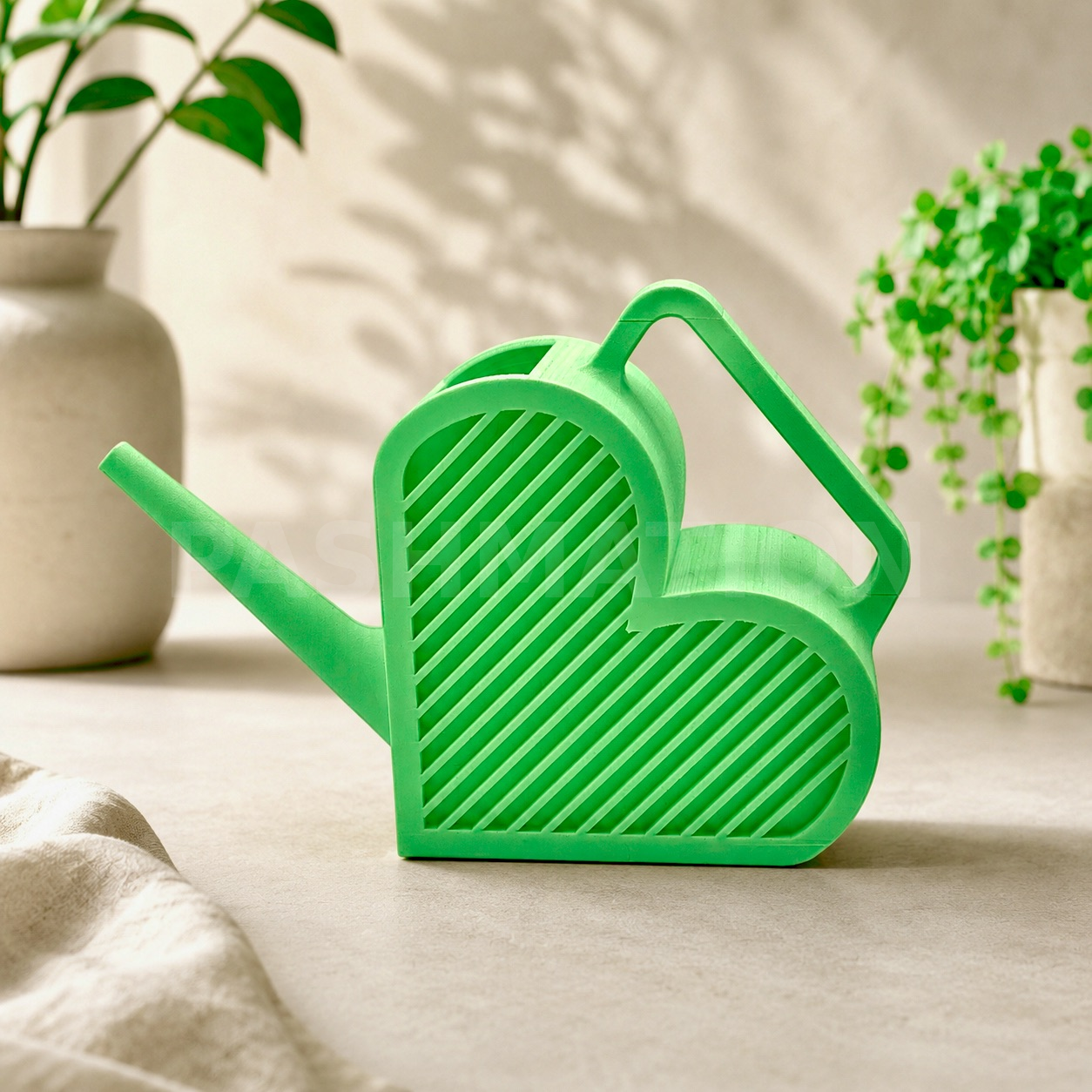 Heart-Shaped Watering Can | Figural Mini Plant Care Pot