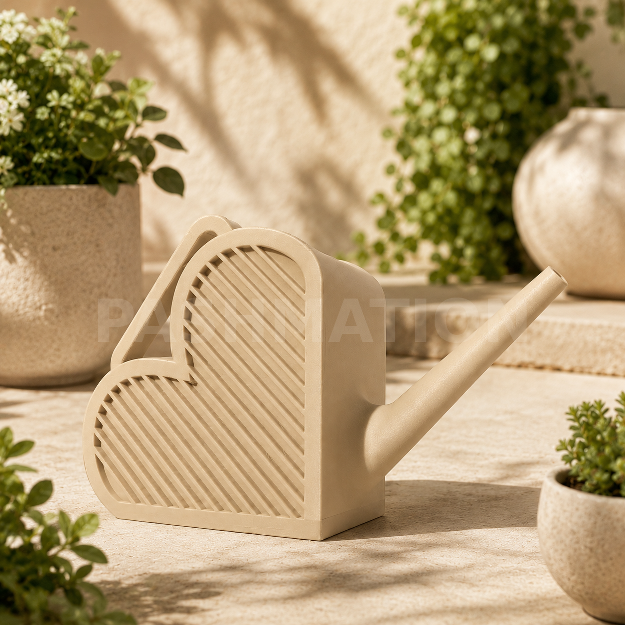 Heart-Shaped Watering Can | Figural Mini Plant Care Pot