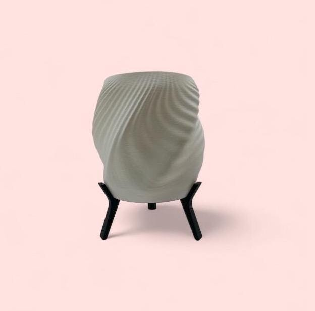 Ripple Glow Sculptural Table Lamp - Modern Ambient LED Lighting for Bedroom Office Contemporary Home Decor - Pashmation